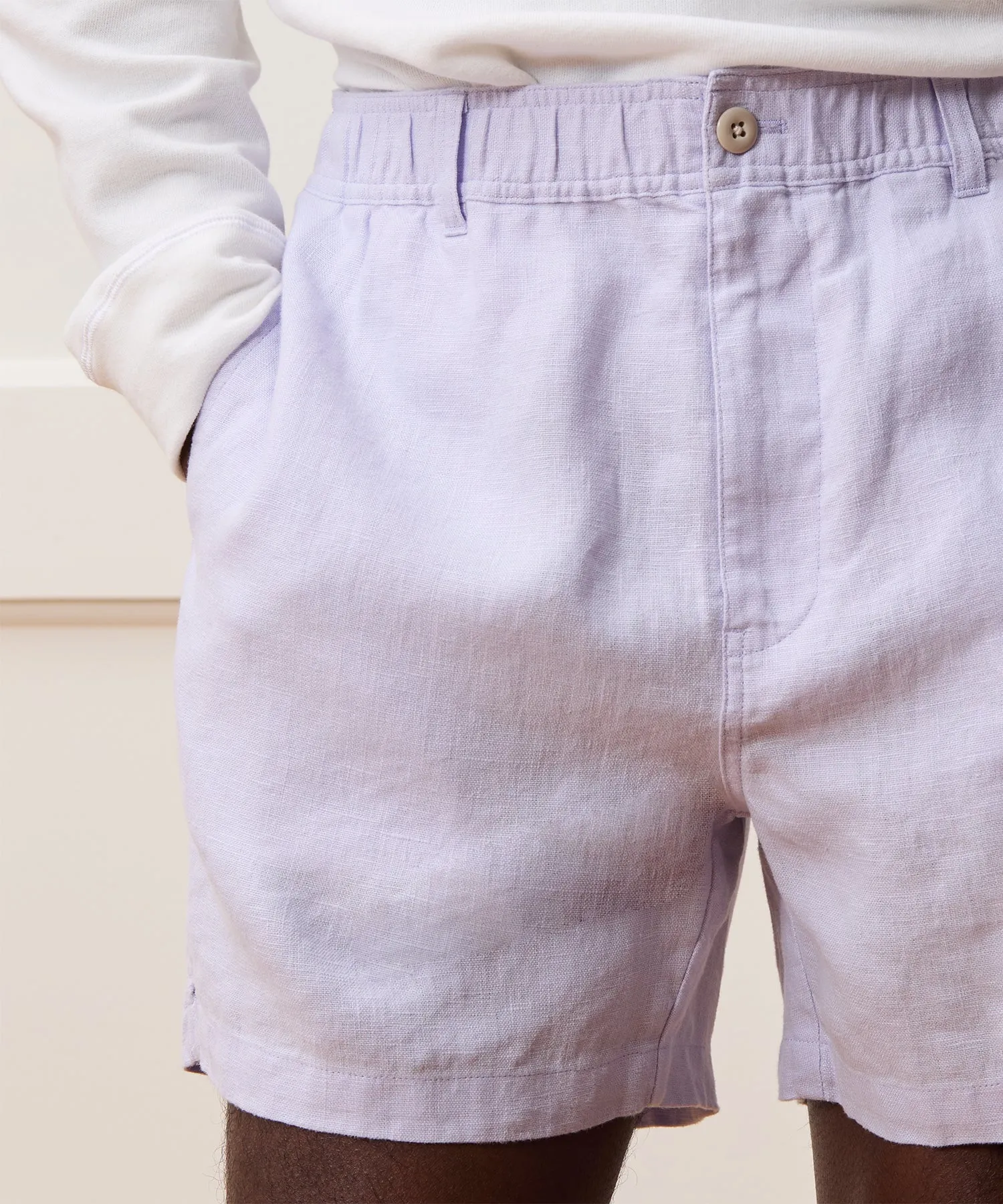 5" Linen Beachcomber Short