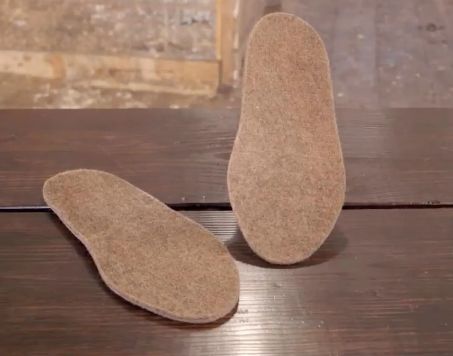 Alpaca & Wool Felted Sole Inserts for Boots & Shoes (XX-Large - Mens 15)