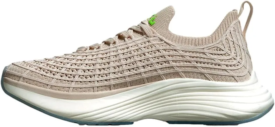 APL Athletic Propulsion Labs Women's Techloom Zipline Sneakers, Beach/Green, 10.5