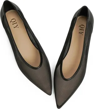 Ballet Pointed Toe Flats Shoes for Women Comfortable Dressy Womens Flats