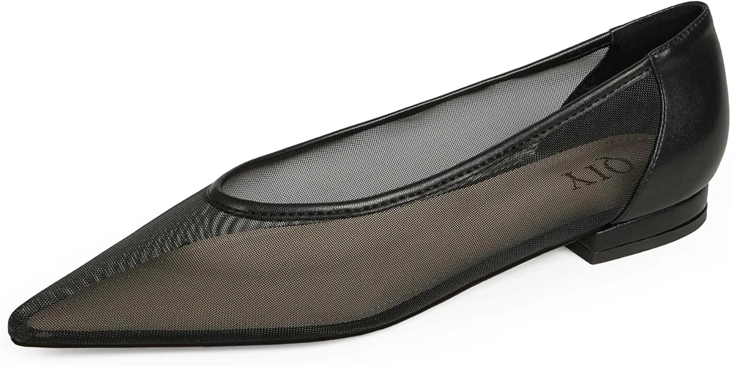 Ballet Pointed Toe Flats Shoes for Women Comfortable Dressy Womens Flats