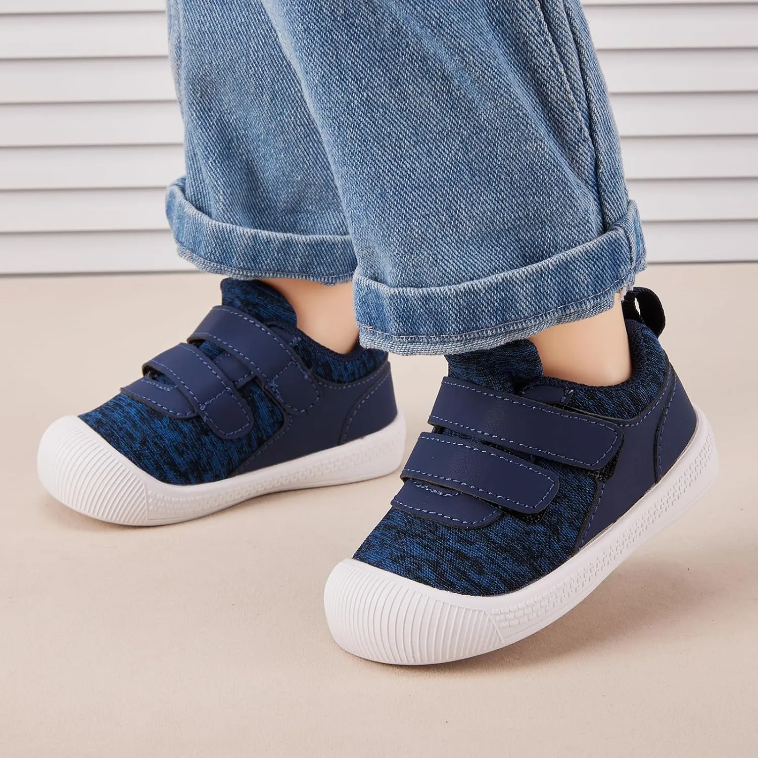 BMCiTYBM Baby Walking Shoes Boy Girl High Top Sneakers Infant First Shoes for Learning to Walk 6 9 12 18 24 Months