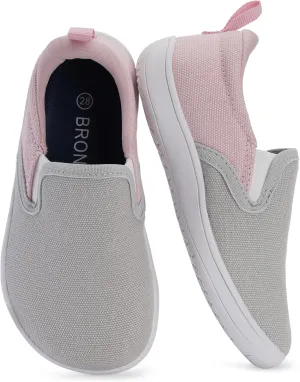 BRONAX X WHITIN Toddler/Little Kid Wide Toe Box Barefoot Shoes | Minimalist Sneakers for Boys/Girls | Zero Drop
