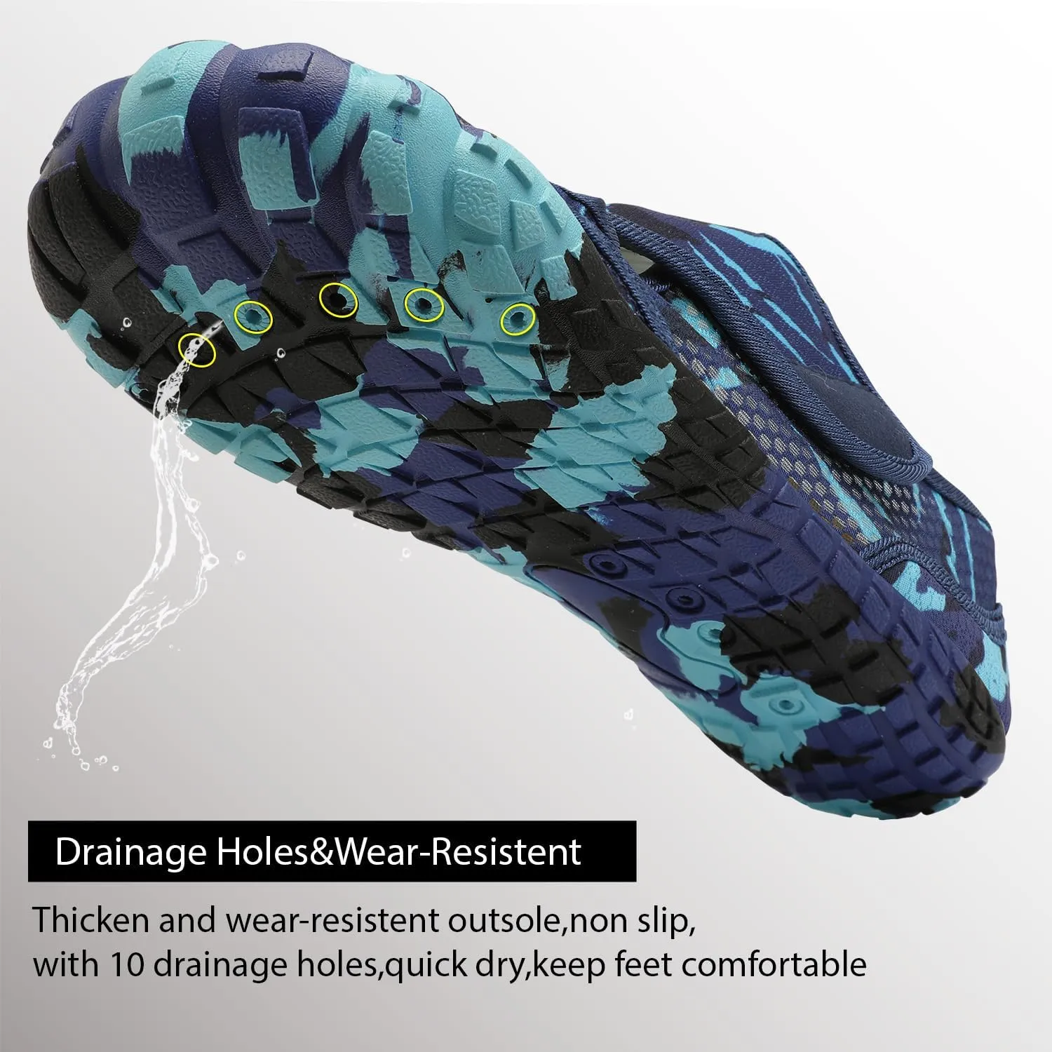 Centipede Demon Swim Water Shoes for Women Men Quick Dry Barefoot Aqua Sneakers Shoe for Beach Hiking Diving Boating River Outdoor Water Sports