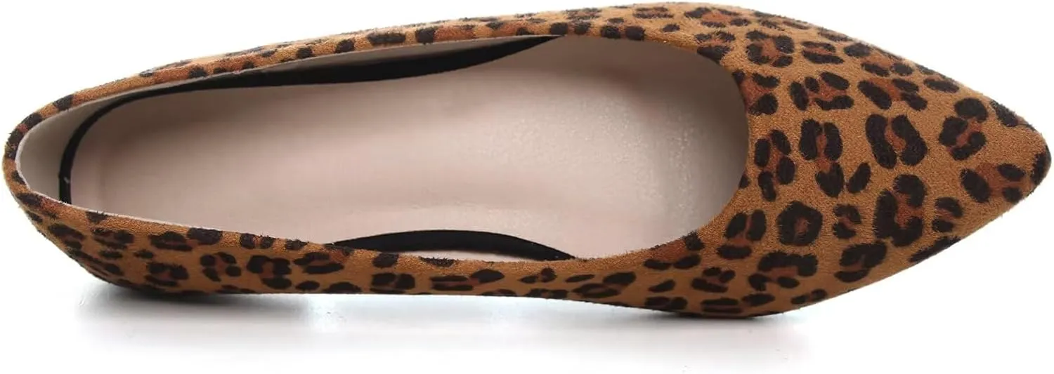ChaiRong Zhou Women Pointed Toe Ballets Flats Comfort Slip On Walking Shoes for Driving