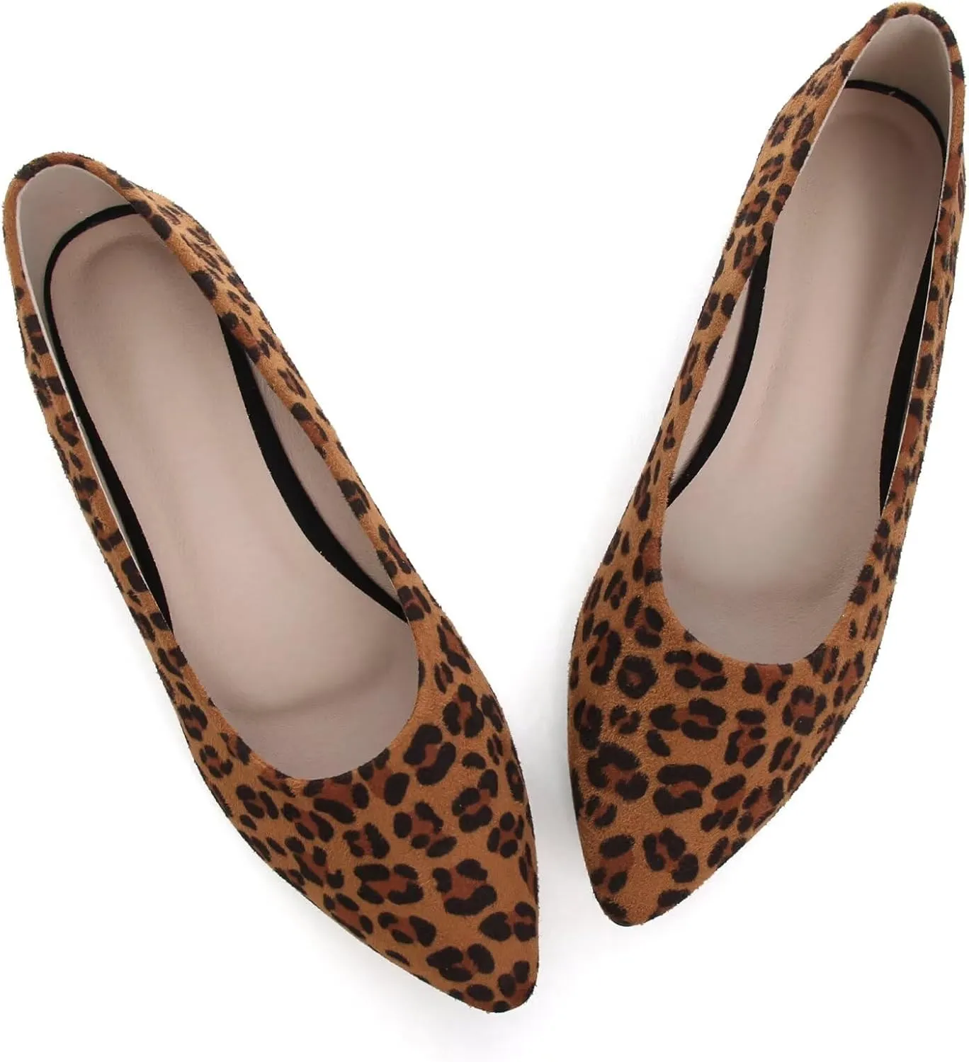 ChaiRong Zhou Women Pointed Toe Ballets Flats Comfort Slip On Walking Shoes for Driving