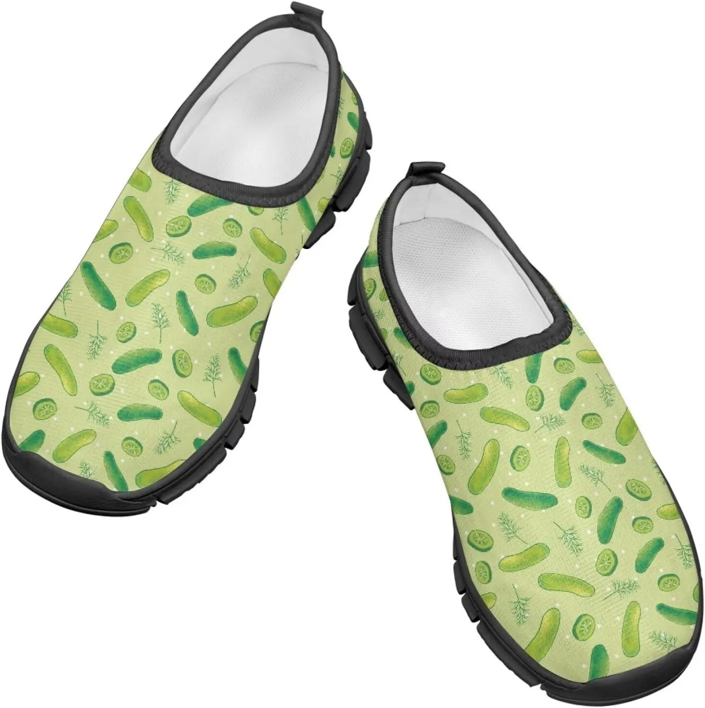 Children's Flat Sneakers,Printed Slip On Sports Shoes for Back School Casual Low-Top Stretch Shoes for Boys Girls