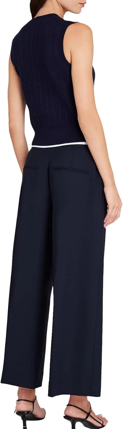 Club Monaco Women's Wide Leg Borrem Pant