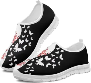 Coloranimal Flats for Women Slip On Shoes Causal Womens Loafers Walking Shoes Lightweight Mesh Athletic Shoes with Anti Skid Sole