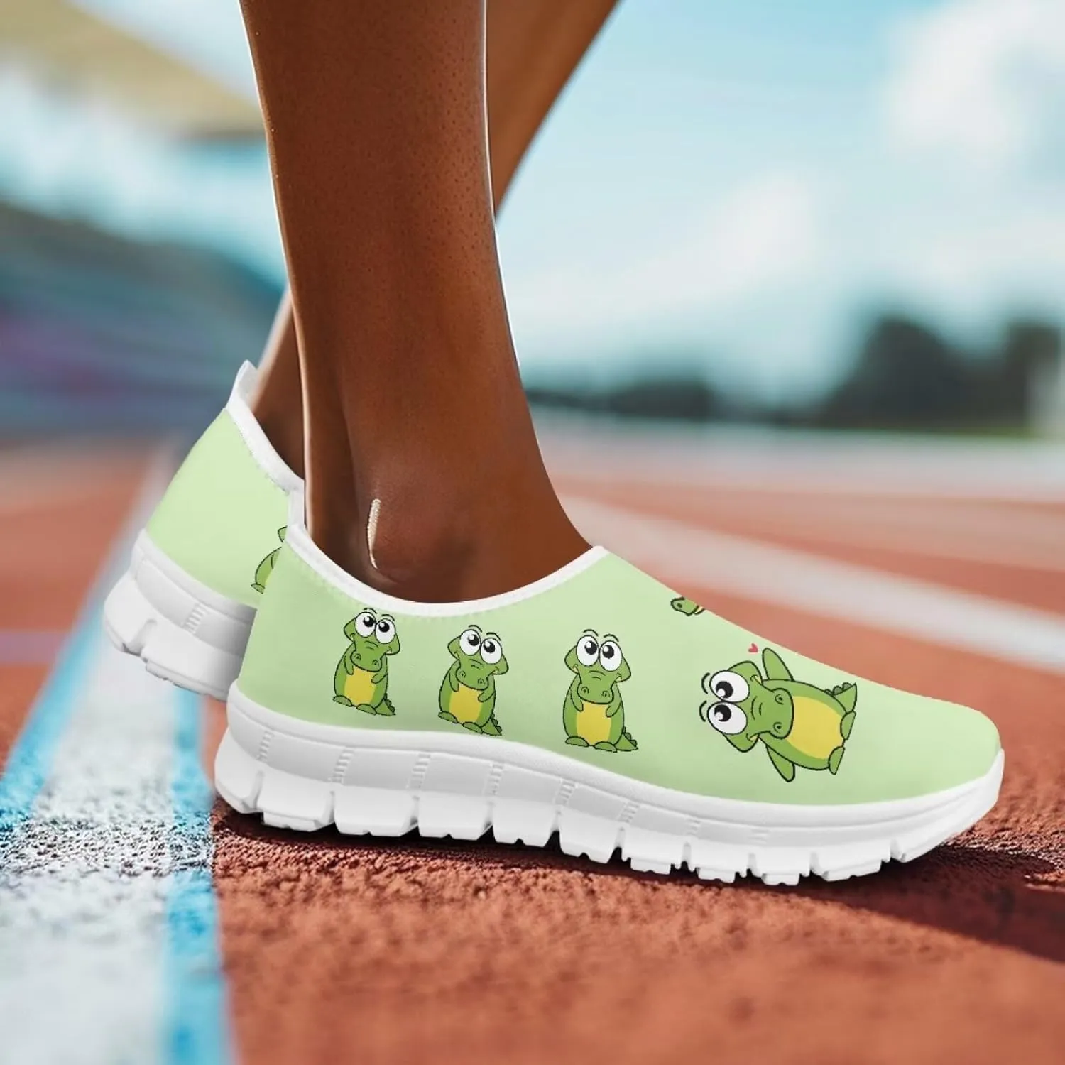 Coloranimal Flats for Women Walking Shoes Womens Loafers Slip On Shoes Travel Shoes with Anti Skid Sole Cute Watre Shoes Casual Flats