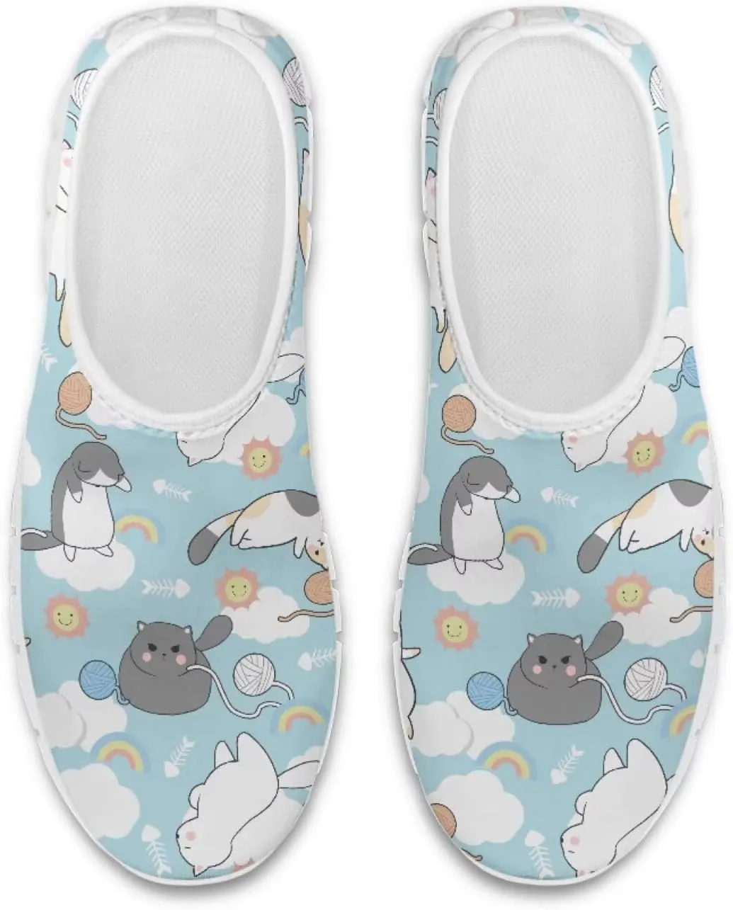 Coloranimal Flats for Women Walking Shoes Womens Loafers Slip On Shoes Travel Shoes with Anti Skid Sole Cute Watre Shoes Casual Flats