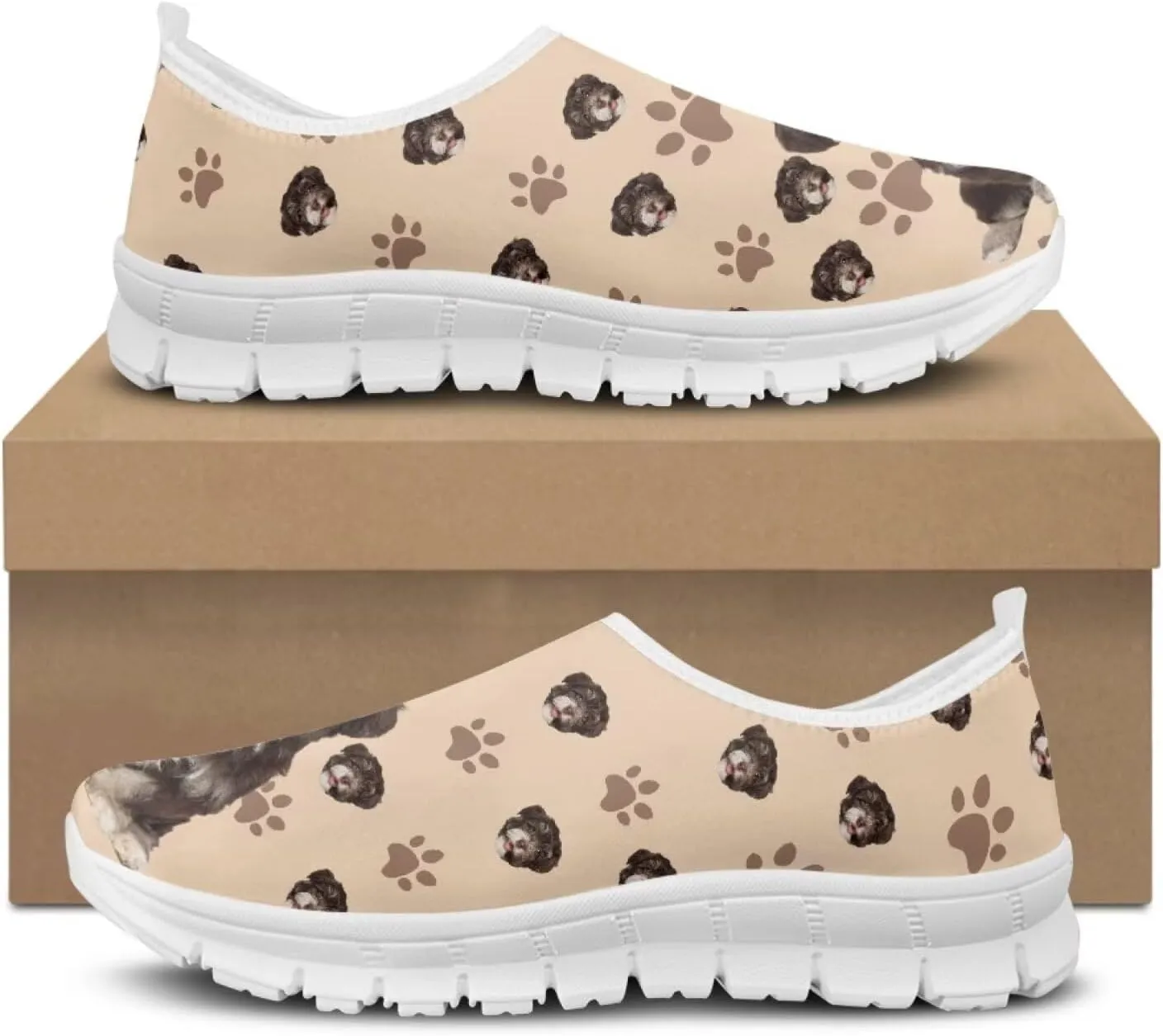 Coloranimal Womens Flats Walking Shoes Loafers for Women Casual Women's Road Running Shoes Travel Shoes Anti Skid Mesh Sports Shoes
