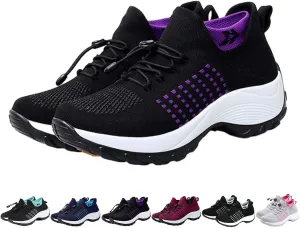 Comfort Wear Orthowear Shoes for Women, Comfortwear Ortho Shoes for Women Plantar Fasciitis, Non Slip Food Service Lightweight Sneaker, Nurse Orthopedic Stretch Cushion Sneakers