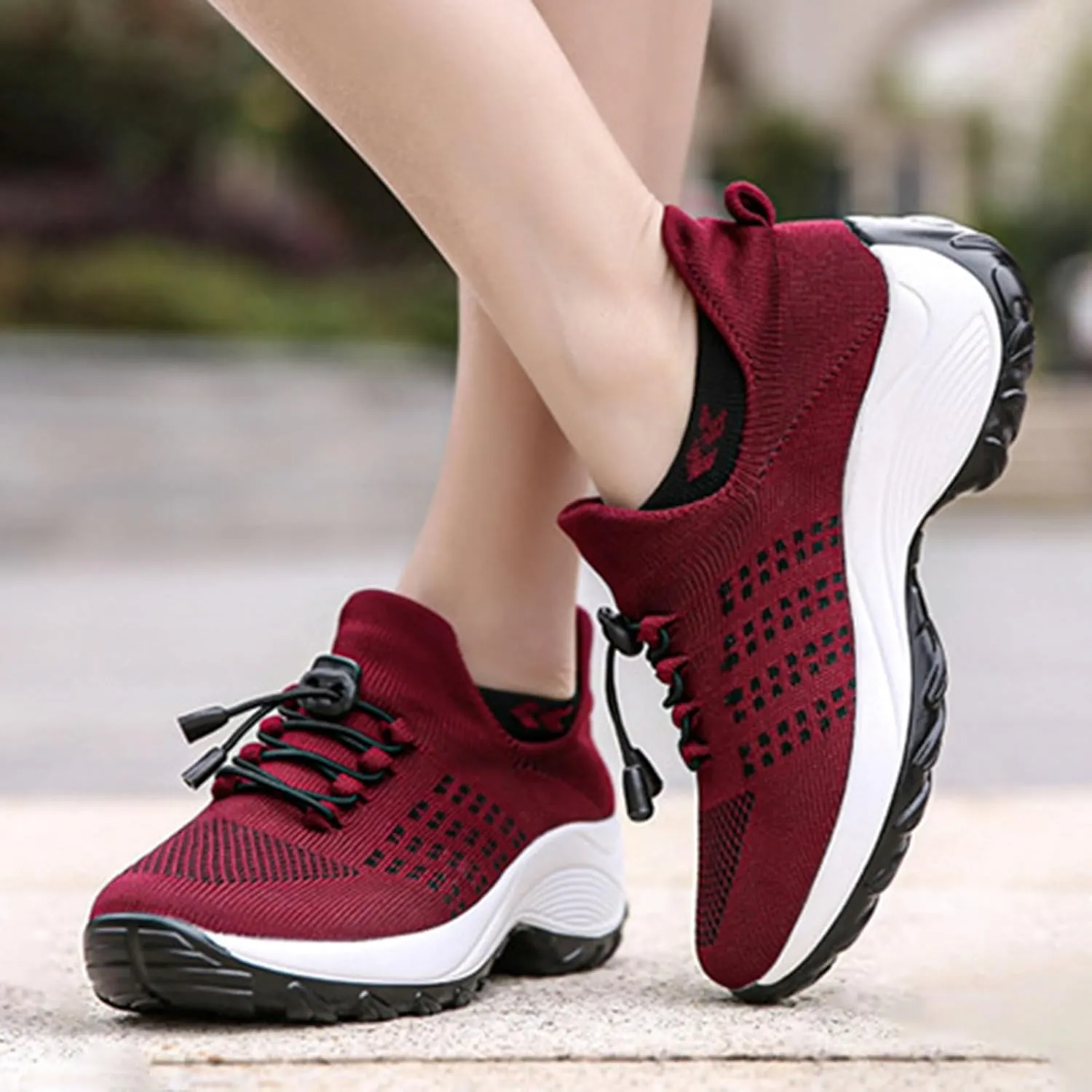 Comfortwear Ortho Stretch Cushion Shoes for Women, Orthopedic Sneakers Ortho Breathable Comfy Shoes for Plantar Fasciitis
