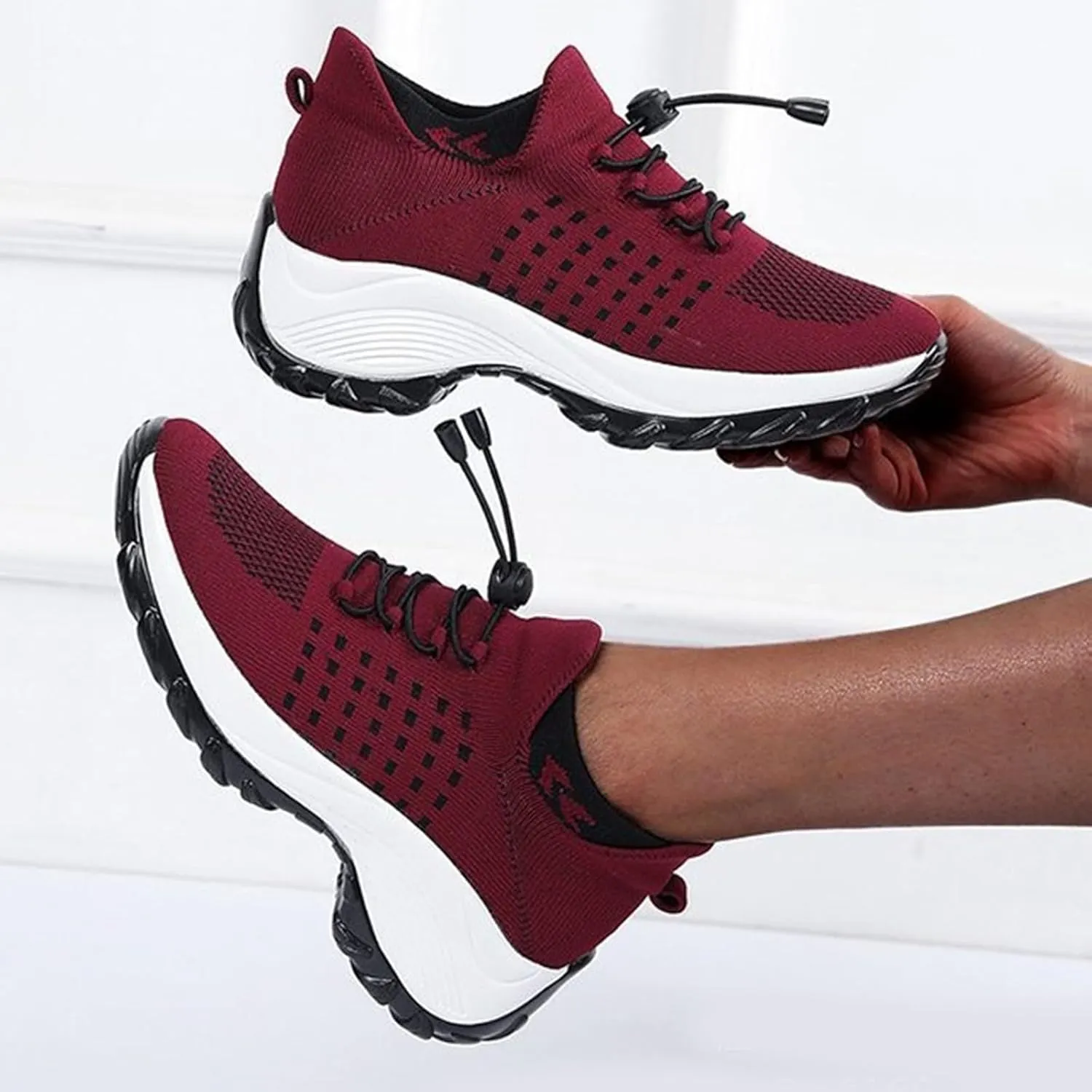 Comfortwear Ortho Stretch Cushion Shoes for Women, Orthopedic Sneakers Ortho Breathable Comfy Shoes for Plantar Fasciitis
