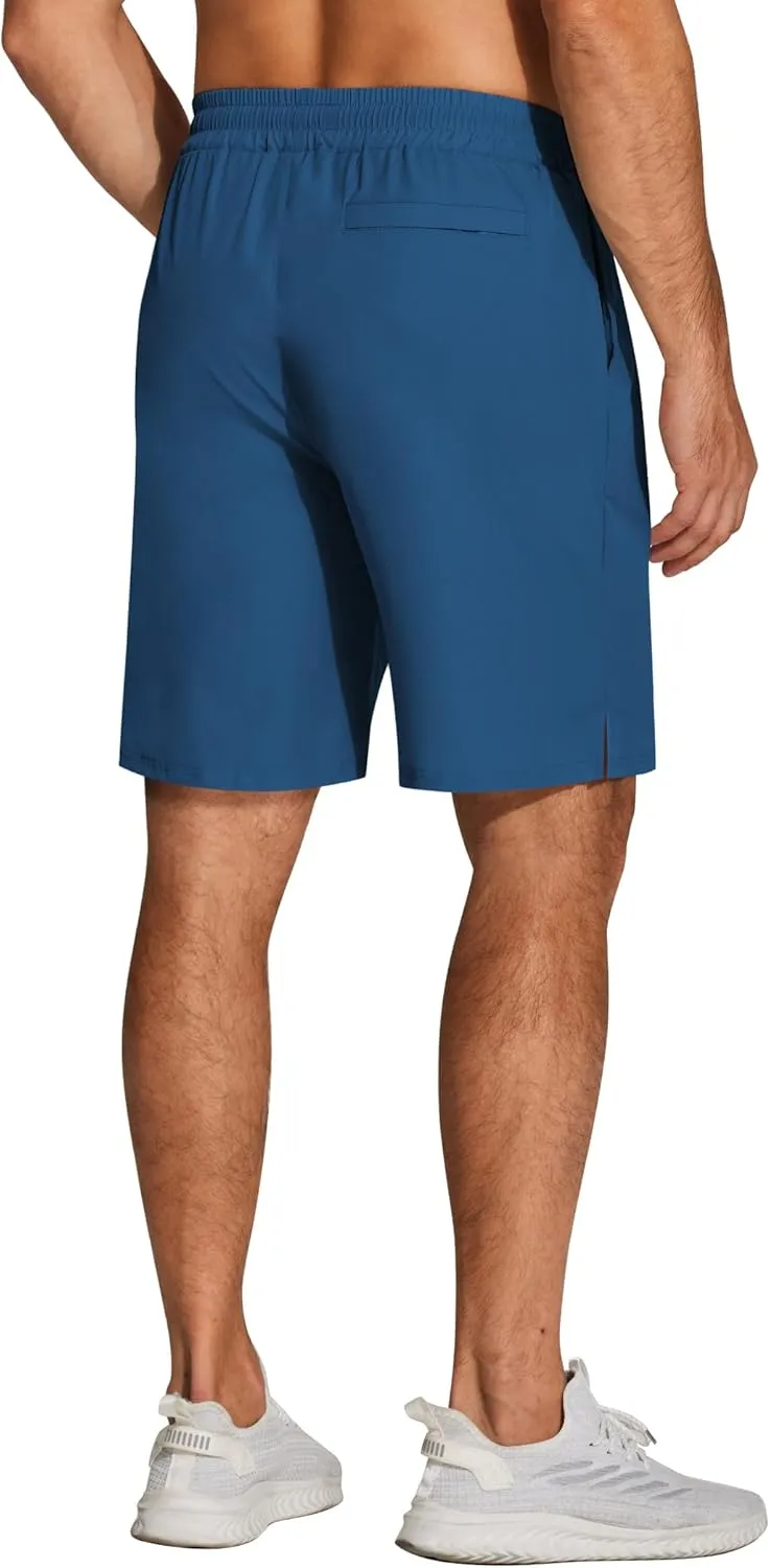 COOFANDY Men's Athletic Running Shorts Quick Dry Lightweight Gym Workout Training Sports Shorts with Pockets
