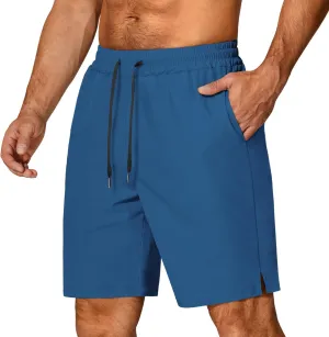 COOFANDY Men's Athletic Running Shorts Quick Dry Lightweight Gym Workout Training Sports Shorts with Pockets