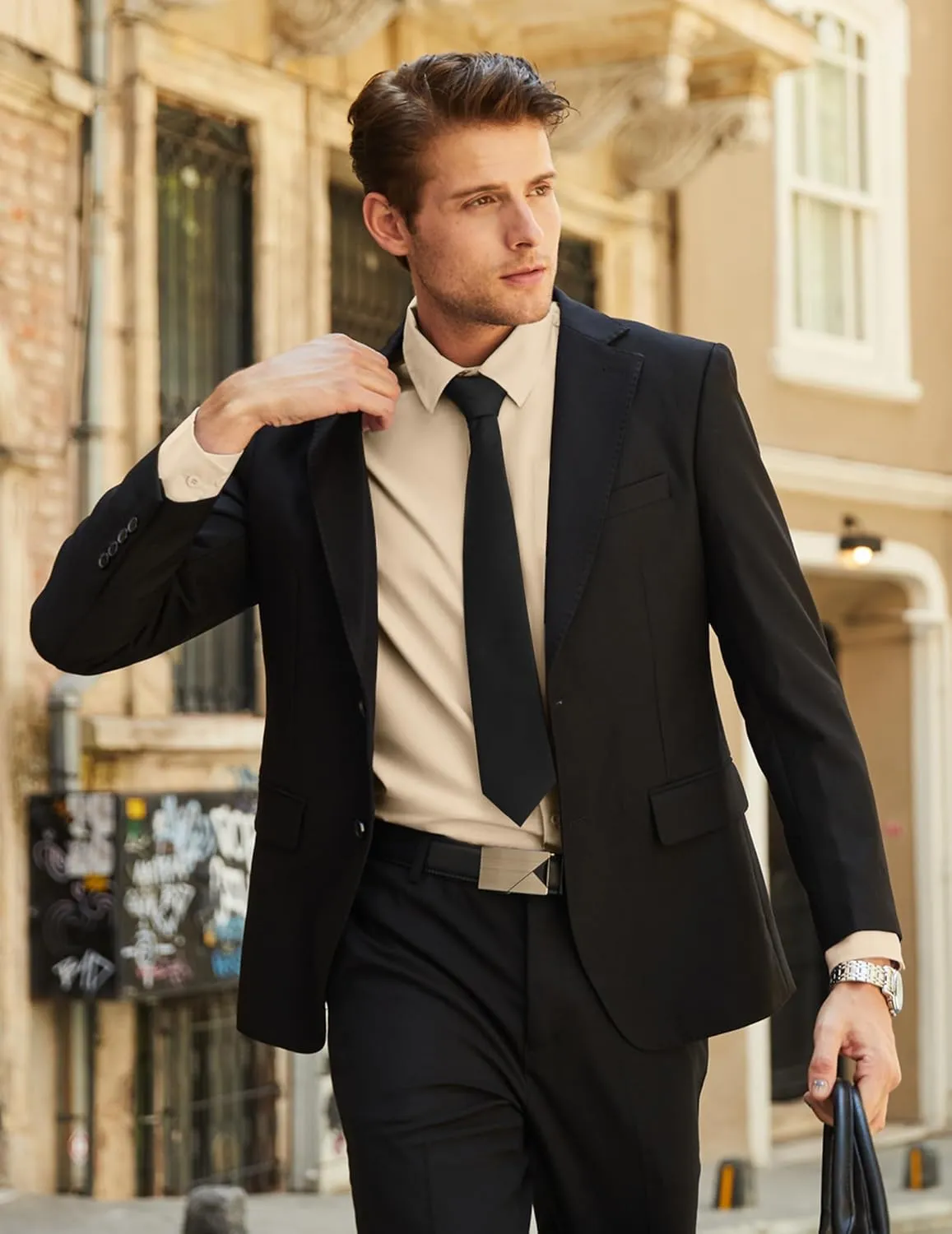 COOFANDY Mens Long Sleeve Button Down Shirts Casual Untucked Shirts for Men Dress Shirts Wedding Shirts