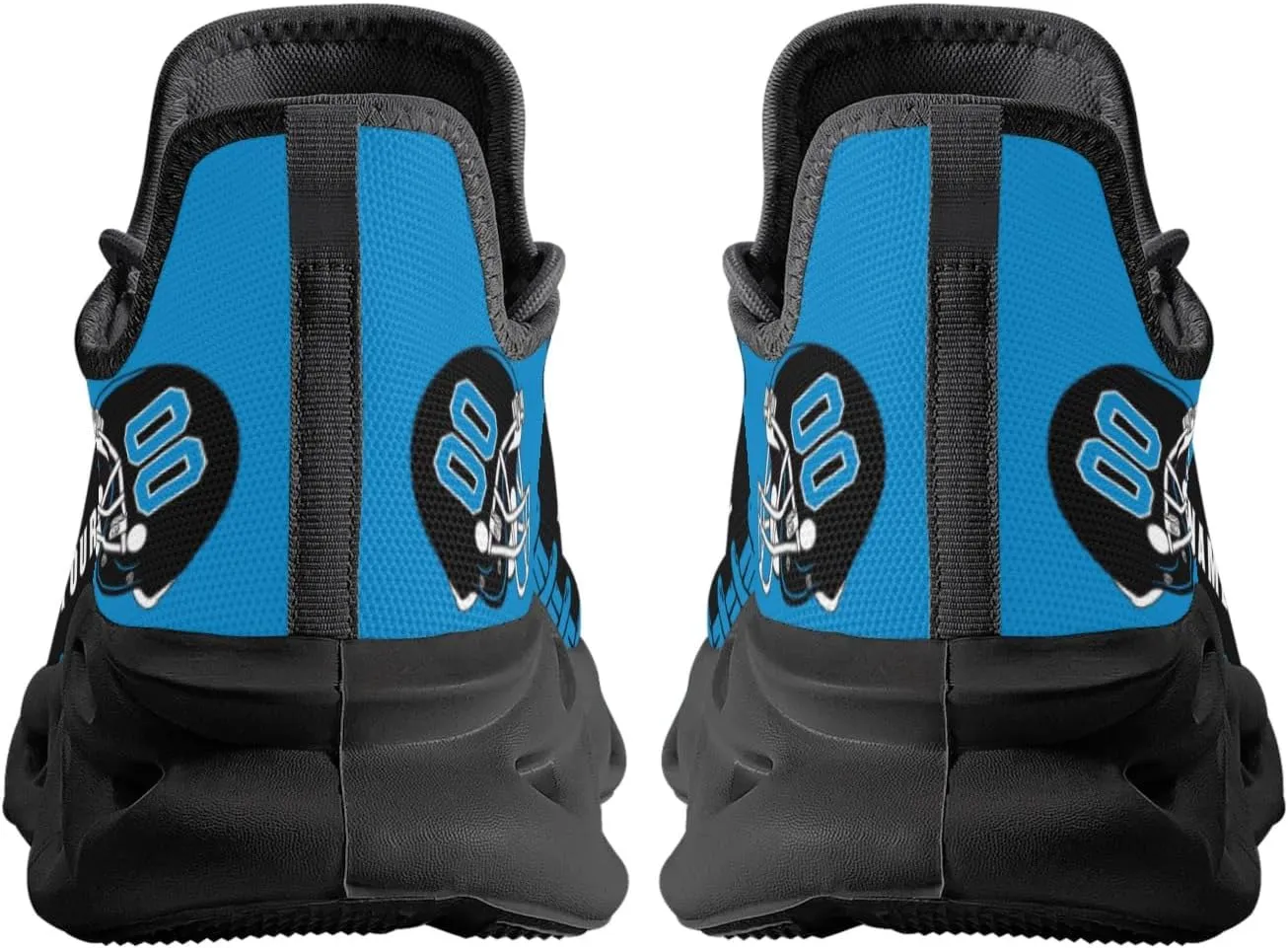 Custom Football Flex Control Sneakers Personalized Fans Men's Breathable Name Number Gifts Workout Athletic Gym Slip-on Shoes