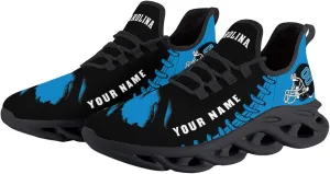 Custom Football Flex Control Sneakers Personalized Fans Men's Breathable Name Number Gifts Workout Athletic Gym Slip-on Shoes