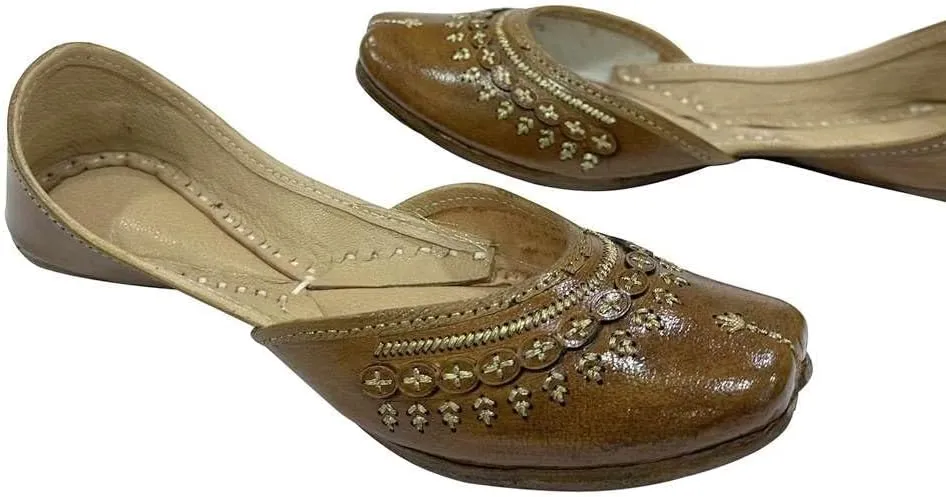 Designer Jutti for Women Handmade Shoes Flat Mojaris Sandals Party Shoes Gift for Her