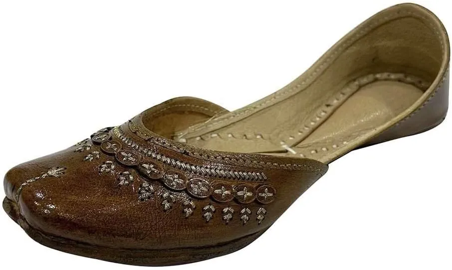 Designer Jutti for Women Handmade Shoes Flat Mojaris Sandals Party Shoes Gift for Her