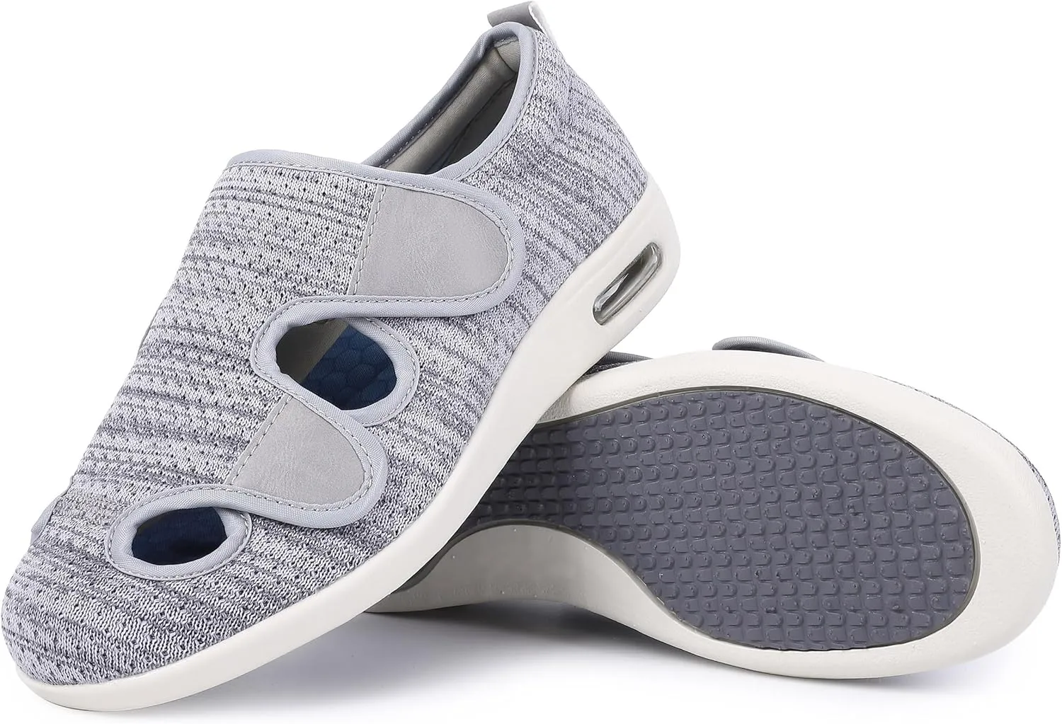 Diabetic Shoes for Women, Women's Wide Width Elderly Shoes, Adjustable Closure Lightweight Breathable, Swollen Feet Walking Edema Sneakers