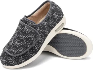 Diabetic Shoes for Women, Women's Wide Width Elderly Shoes, Adjustable Closure Lightweight Breathable, Swollen Feet Walking Edema Sneakers