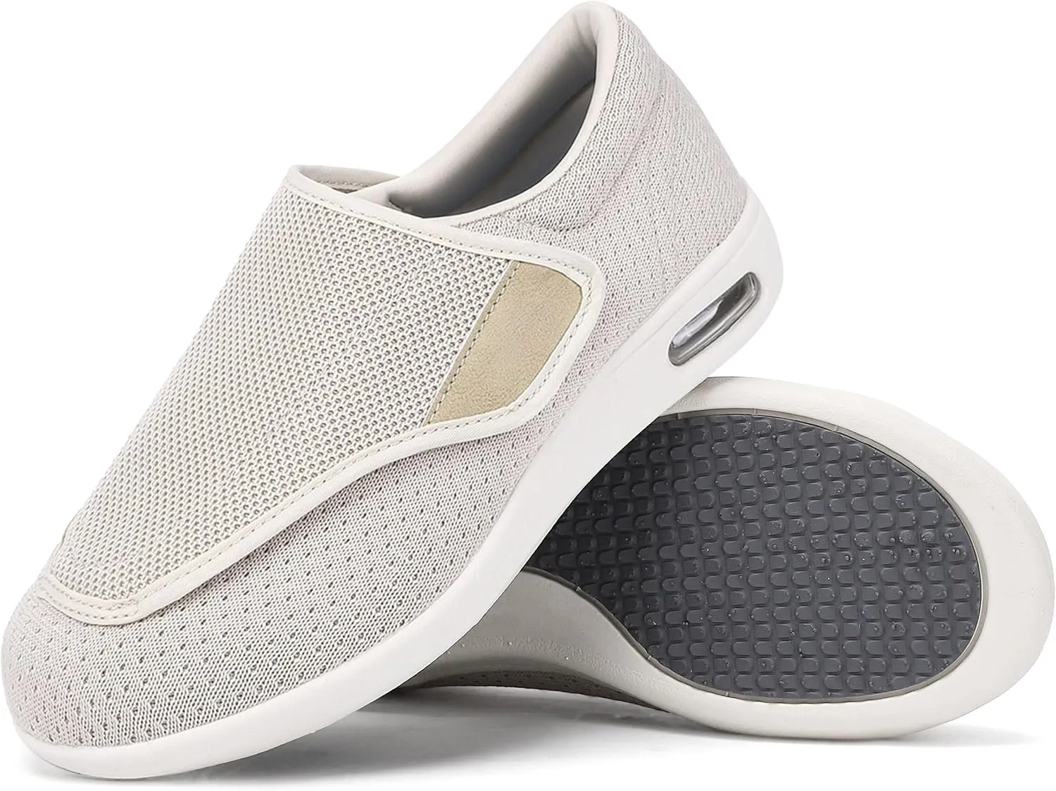 Diabetic Shoes for Women, Women's Wide Width Elderly Shoes, Adjustable Closure Lightweight Breathable, Swollen Feet Walking Edema Sneakers