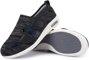 Diabetic Shoes for Women, Women's Wide Width Elderly Shoes, Adjustable Closure Lightweight Breathable, Swollen Feet Walking Edema Sneakers