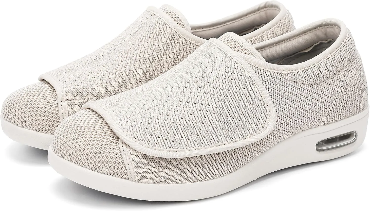Diabetic Shoes for Women, Women's Wide Width Elderly Shoes, Adjustable Closure Lightweight Breathable, Swollen Feet Walking Edema Sneakers