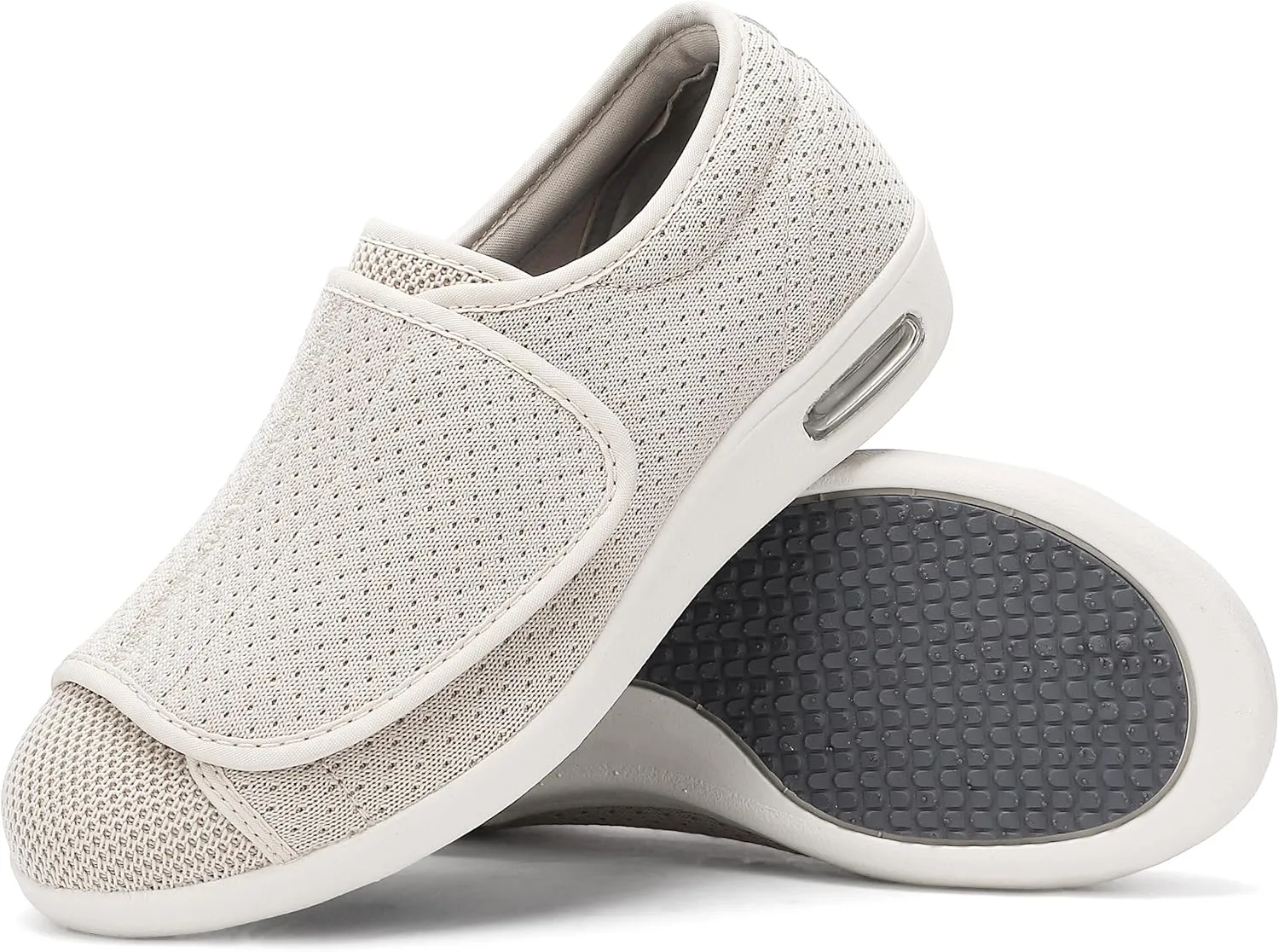 Diabetic Shoes for Women, Women's Wide Width Elderly Shoes, Adjustable Closure Lightweight Breathable, Swollen Feet Walking Edema Sneakers