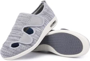 Diabetic Shoes for Women, Women's Wide Width Elderly Shoes, Adjustable Closure Lightweight Breathable, Swollen Feet Walking Edema Sneakers