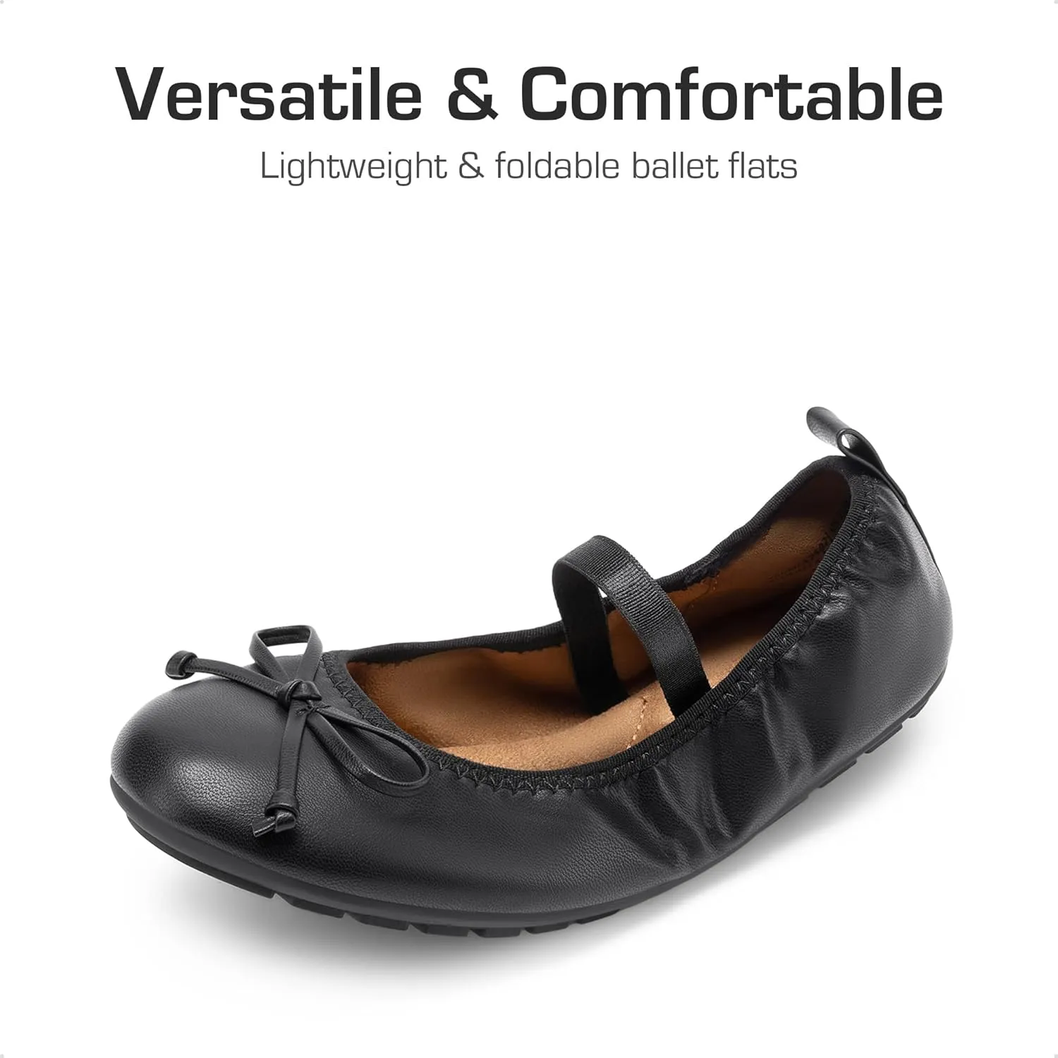 DREAM PAIRS Girls Ballet Flats Dress Shoes Mary Janes Ballerina Shoes