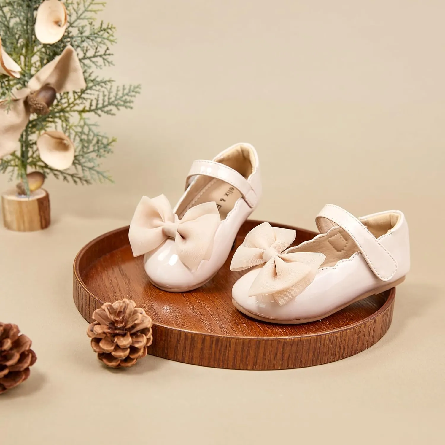 Felix & Flora Toddler Girls Dress Shoes - Little Girl Ballet Mary Jane Flats Party School Wedding