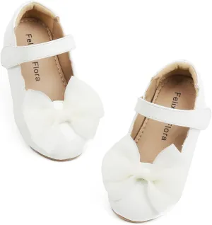 Felix & Flora Toddler Girls Dress Shoes - Little Girl Ballet Mary Jane Flats Party School Wedding
