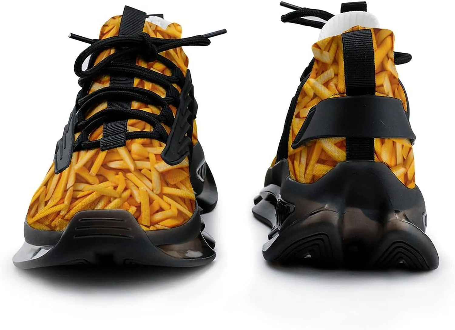 French Fries Food Funny Men's Sneakers Lightweight Running Shoe Tennis Shoes