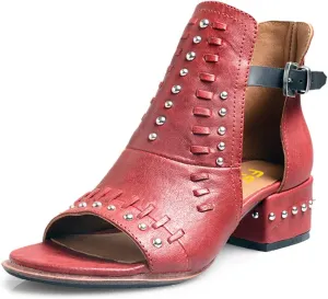 FSJ Women Peep Open Toe Boot Cut Out Buckle Ankle Bootie Comfortable Stacked Block Low Heeled Sandal Shoes Size 4-15 US