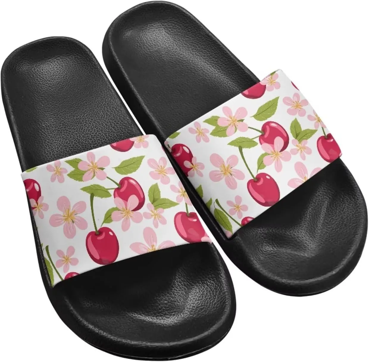 GOSTONG Slippers for Women Slide Sandals Summer Slip on Beach Shoes Womens Non-Slip Shower Slides Bathroom Sandals Size 5-12.5