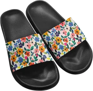 GOSTONG Slippers for Women Slide Sandals Summer Slip on Beach Shoes Womens Non-Slip Shower Slides Bathroom Sandals Size 5-12.5