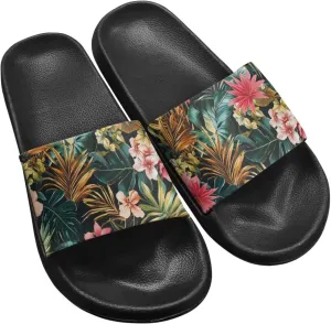 GOSTONG Women's Platform Sandals Lightweight Slip on Slippers Non-Slip Comfort Summer Shower Slides Bathroom Sandals Size 5-12.5