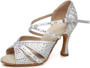 Hanfike Bridal High Heels for Wedding with Pearls Womens Evening Sandals
