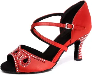 Hanfike Shoes for Women Wedding Rhinestones Bead Party Sandals