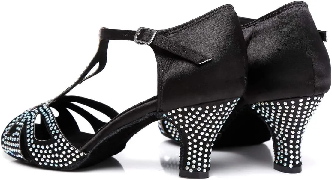 Hanfike Shoes for Women Wedding Rhinestones Bead Party Sandals