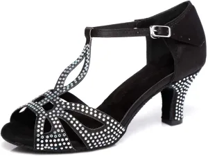 Hanfike Shoes for Women Wedding Rhinestones Bead Party Sandals