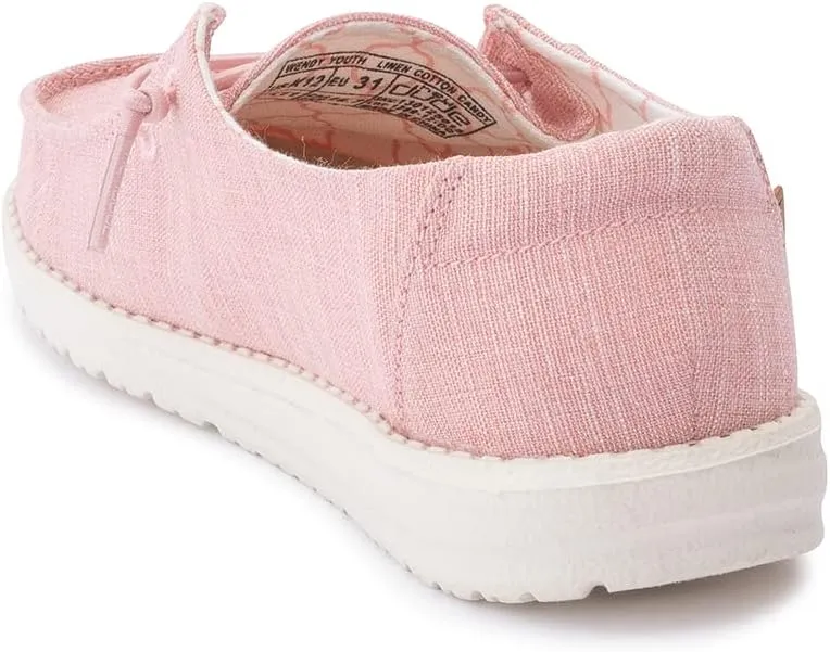 Hey Dude Girl's Wendy Youth Multiple Sizes & Colors | Girl’s Shoes | Girl’s Lace Up Loafers | Lightweight & Comfortable