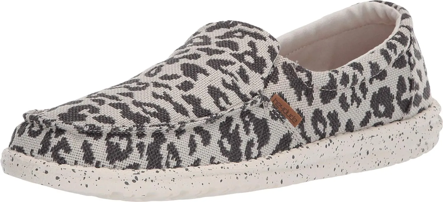 Hey Dude Women's Misty Multiple Colors & Sizes | Women’s Loafers | Women’s Slip On Shoes | Comfortable & Light-Weight