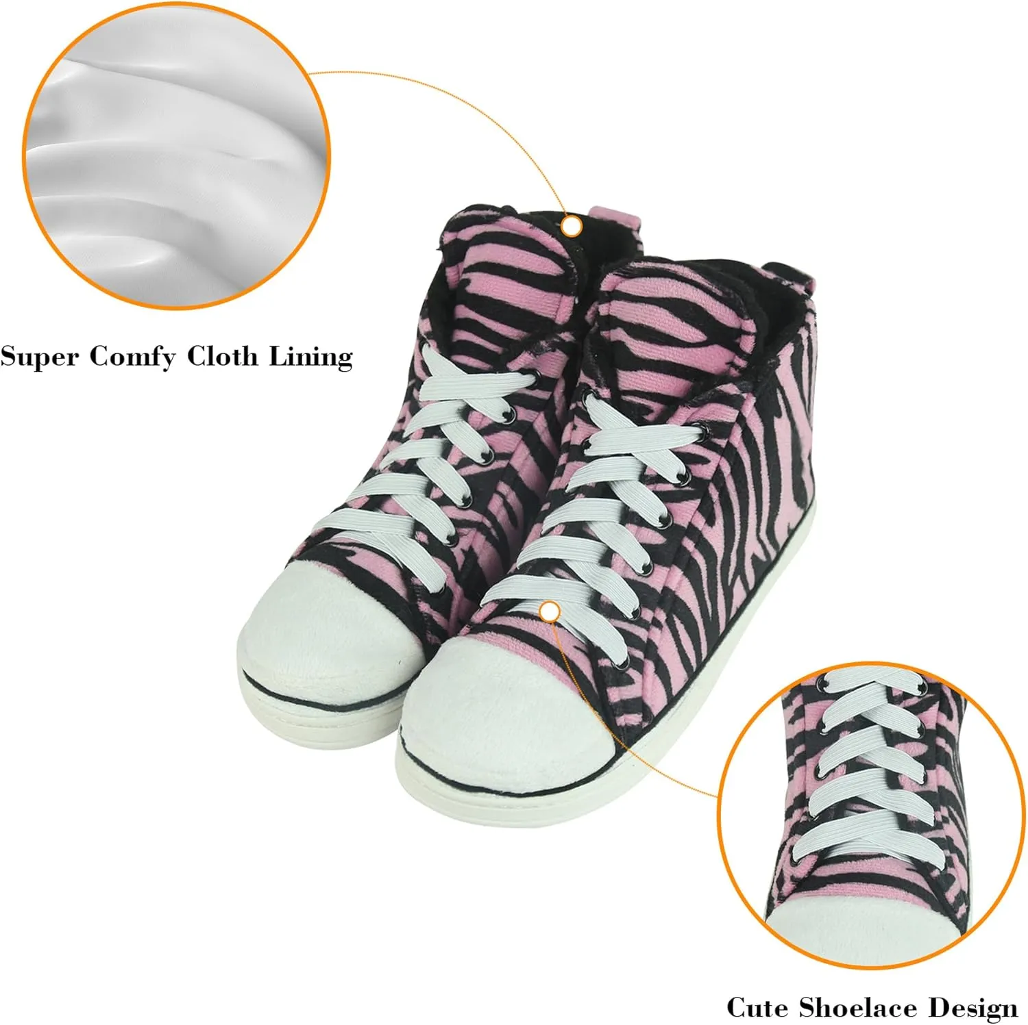 Home Slipper Women's Warm Winter Plush Indoor House Outdoor Sneaker Slippers Boots
