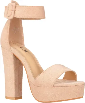 ILLUDE Women's High Heel Platform Sandals Ankle Strap Chunky Heel Sexy Party Heeled Sandals – Darling