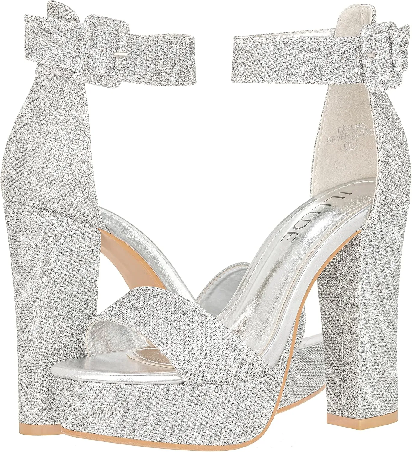 ILLUDE Women's High Heel Platform Sandals Ankle Strap Chunky Heel Sexy Party Heeled Sandals – Darling